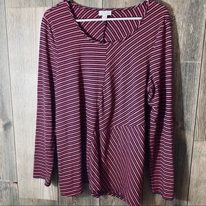𝅺J Jill striped Top
